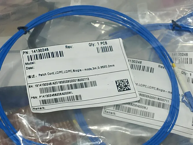 Cordão óptico patch cord fibra LC/pc