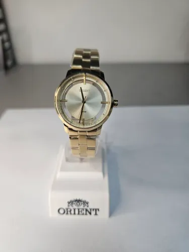 Relógio Quartz Aço Dourado Orient