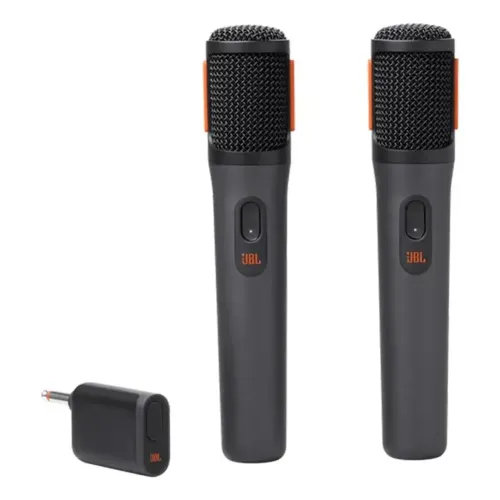 Microfone Jbl Duplo S/ Fio Wireless Jbl Micbr2 Karaokê Party