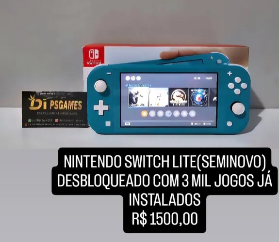 Nintendo Switch Lite Desbloqueado