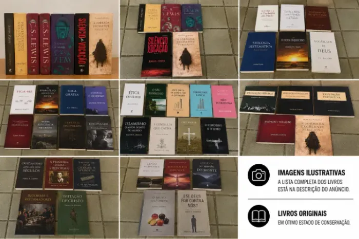 Biblioteca Teológica Reformada | 50+ Livros | Grudem, Calvino, Piper, MacArthur