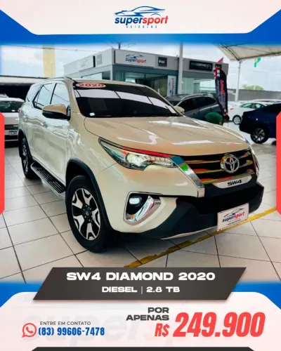 Toyota Hilux SW4 SRX Diamo. 4X4 2.8 TB DIE AUT 2020