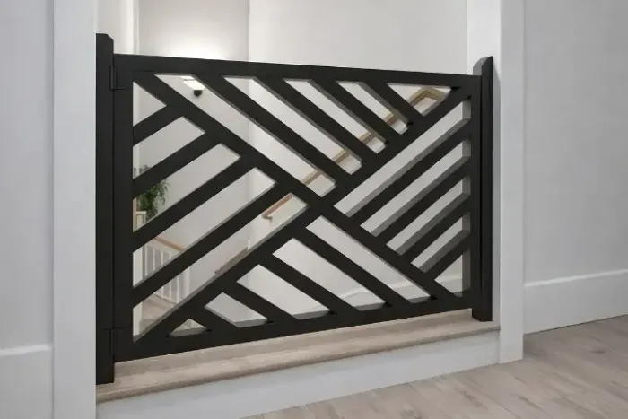 Portão De Segurança Premium Escada E Corredor Bebe E Pet