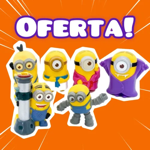 Kit Original Minions - bonecos miniaturas