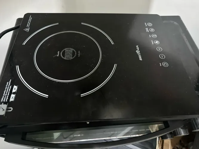 Cooktop de Indução Britânia Portátil 1 Boca - Touch