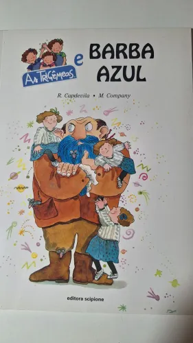 Livro infantil As Trigêmeas e Barba Azul 