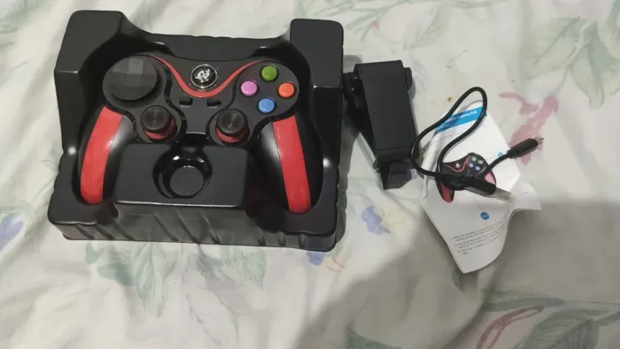 Controle gameped sem fio com bluetooth para celular e pc