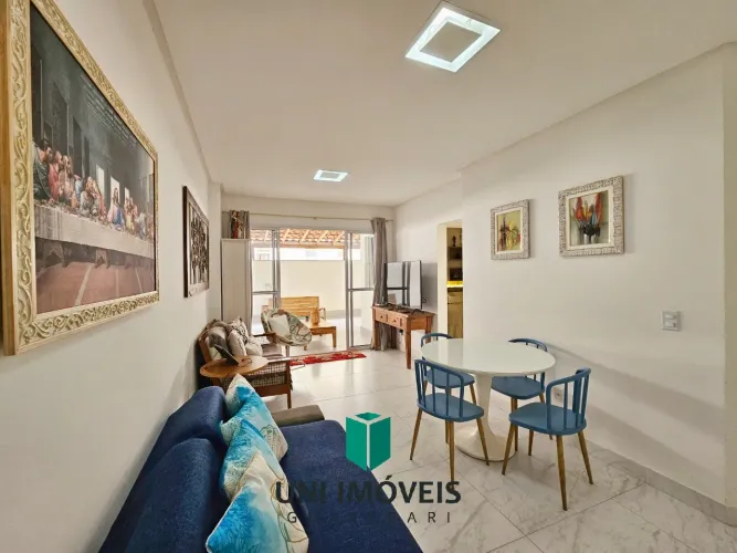 Vendo apto 2 suítes, tendo 80m² de área lateral, prédio novo com elevador, na Praia do Mor
