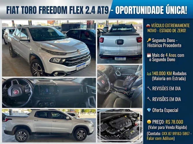 Fiat Toro Freedom 2.4 16V Flex Aut. 2017