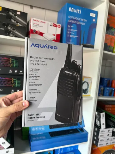 Kit Rádio Comunicador Aquário Easy Talk ( Promoção )
