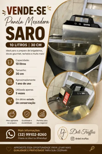 Panela mexedora saro 10 litros 