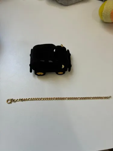 Pulseira em ouro 18k, 6,3g 17cm