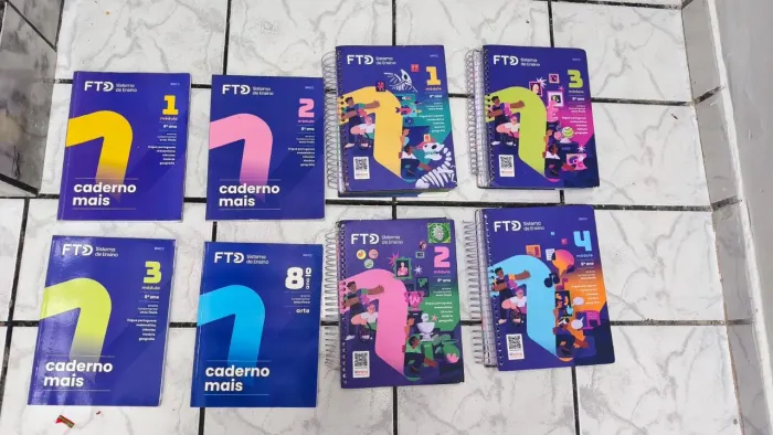 Kit livros FTD 8° ano.