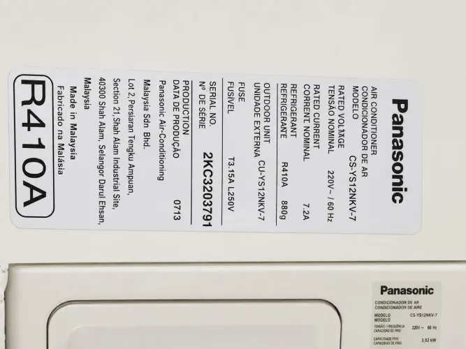 Ar Condicionado Panasonic 12.000 BTUs inverter 