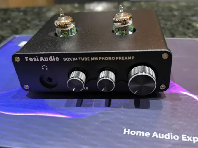 Pré Amplificador Fosi X4 Phono Valvulado