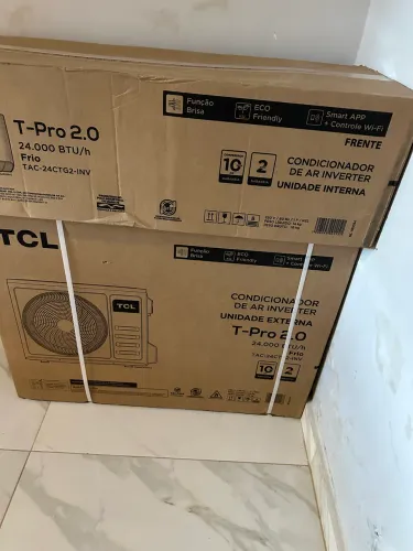Ar condicionado TCL 24000 Btus inverter com Wi-Fi nova lacrada