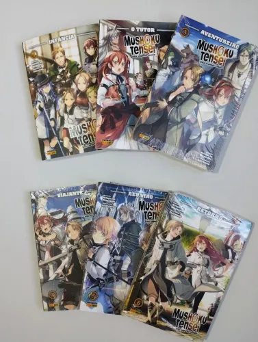 Mushoku Tensei: Uma Segunda Chance (Light Novels) 1 a 6, Panini