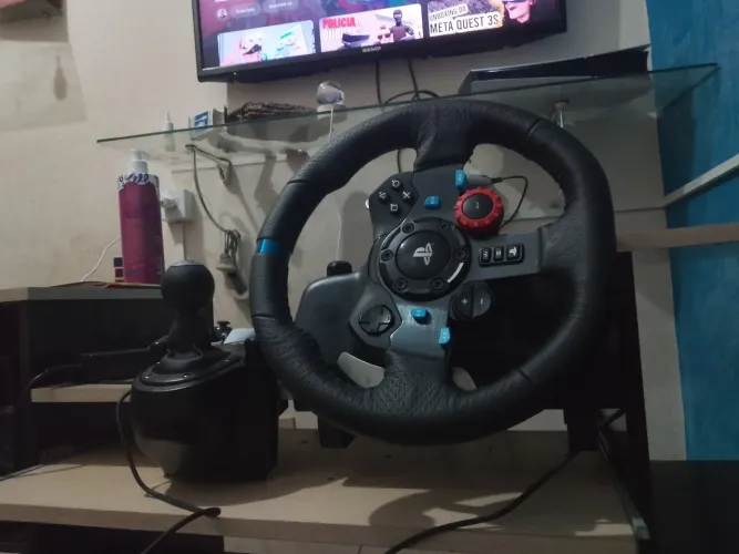 Logitech g29 com câmbio em perfeito estado