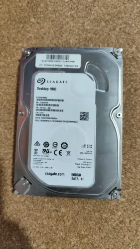 HD Seagate 500GB (Aceito Ofertas) SATA III 7200RPM ST500DM002 para PC - Testado saude 100%