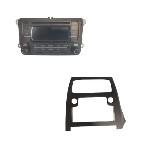Rádio Som USB Bluetooth Moldura VW CrossFox Fox 17/21 Usado