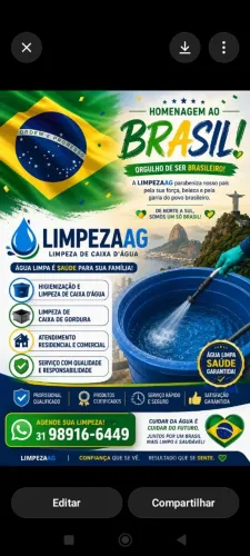 Higienização de sua caixa d'água/ Gordura 