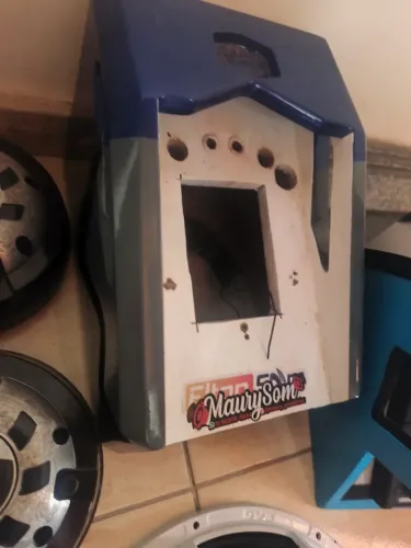 Rack móvel automotivo com pintura automotiva