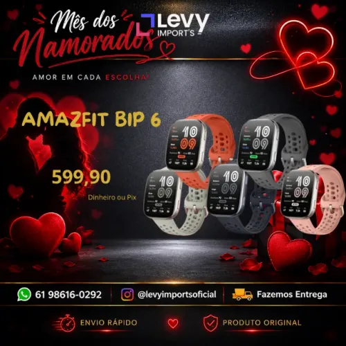 Smartwatch Amazfit Bip 6