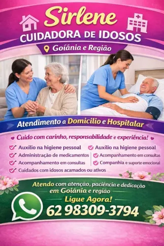 Cuido de idosos! 