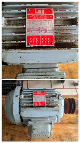 Motor WEG 3CV usado trifásico Vendo 