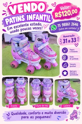 Patins infantil