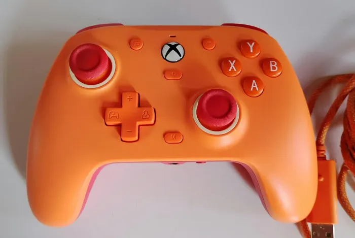 Controle Game Sir G7 Xbox One Xbox Série S PC Game Laranja 