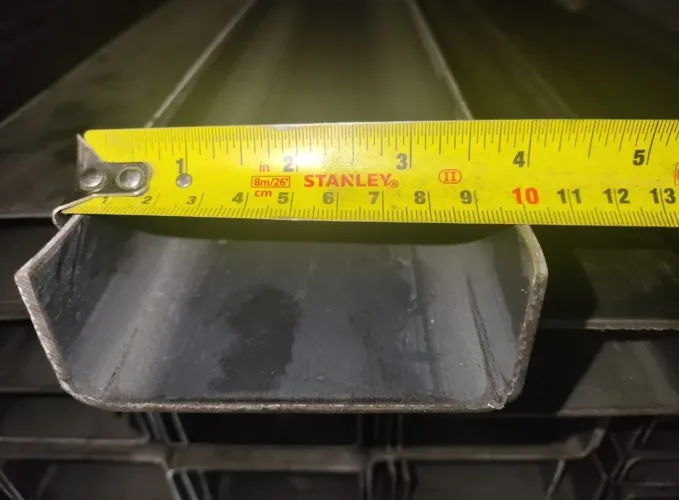 VIGA U 4" X 40 X #2,65