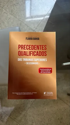 Livro precedentes qualificados Flávia Bahia - 2026
