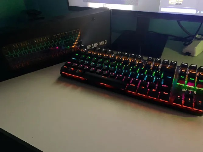 Teclado Gamer Mecânico Mancer 75% - Switch Red