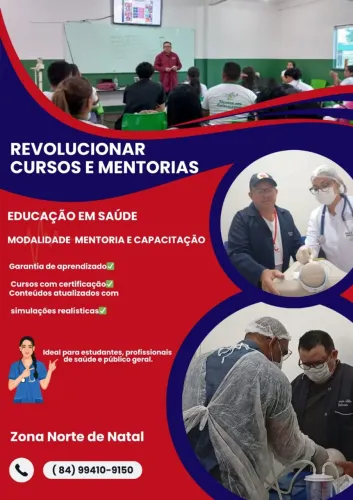 EDUCAÇÃO EM SAÚDE, CURSOS DE CAPACITAÇÃO E MENTORIAS 