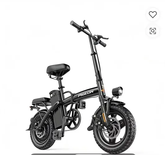 Bicicleta elétrica dobrável