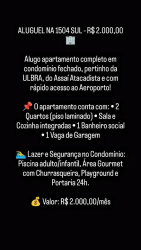 Alugue-se Apartamento