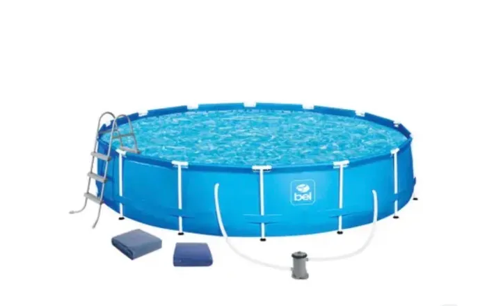 Piscina de armação 16.000 litros + Escada + Filtro + Aspirador