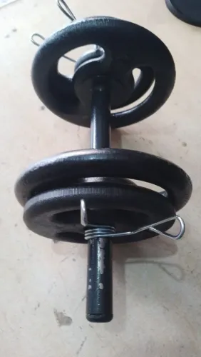 Halteres de 10kg regulável 