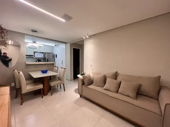 Apartamento com móveis planejados vaga de garagem e portaria 24 horas