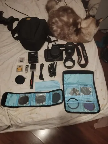 Kit Fotográfico Canon T6 Completo - Ideal para Iniciantes