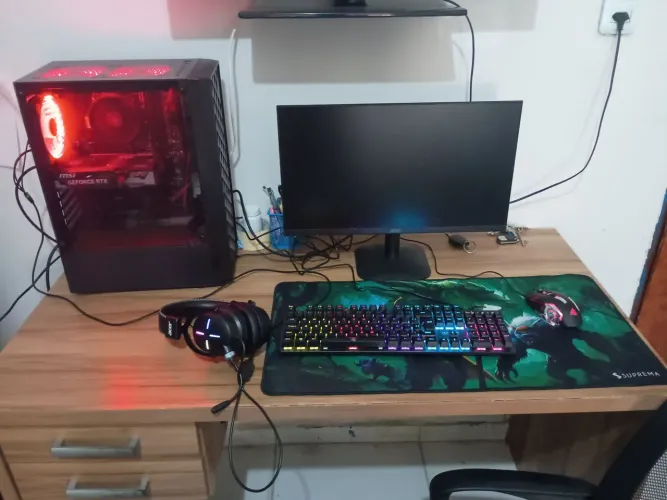 PC Gamer Completo - Ryzen 5 5500 + RTX 5050 + 16 GB RAM DDR4