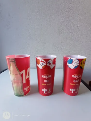 Kit COPOS da COCA COLA - copa do mundo 2014