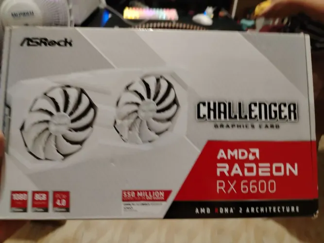 RX 6600 8g asrock branco