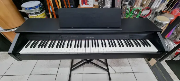 Piano Casio Celviano Ap260 C/suporte X Duplo S/ Pedal Usado Preto Acetinado 127/220v