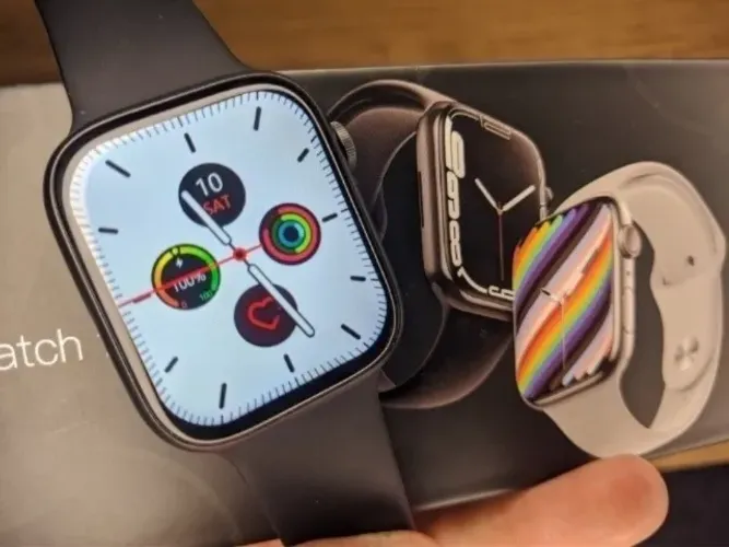 Relógio Smartwatch W28 Pro Watch 8 Série 8 45mm Com Chamada Bluetooth e NFC entrega gratis