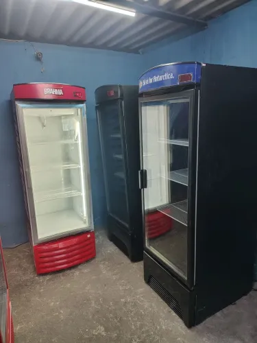 Cervejeira expositora Brahma 500 litros entrega
