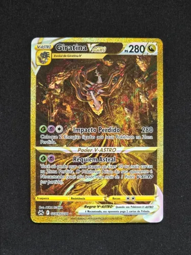 Carta Pokemon Giratina V-astro Gg69/gg70 Ptbr Sp (Usado)