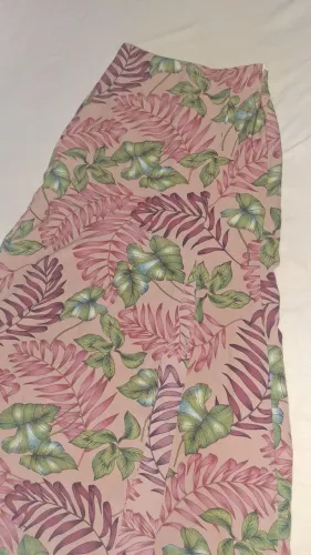 Saia longa estampada