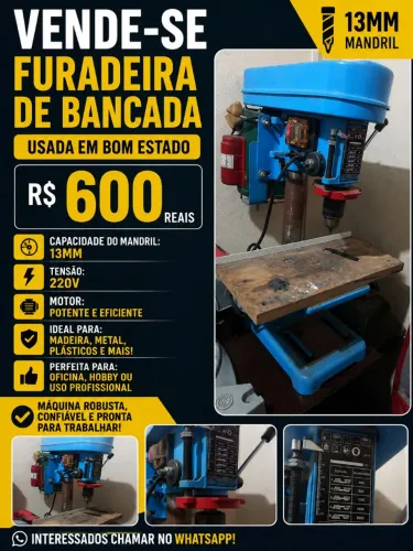 furadeira de bancada